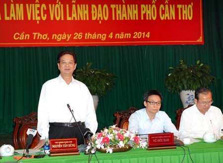 Prime Minister Nguyen Tan Dung visits Can Tho - ảnh 1